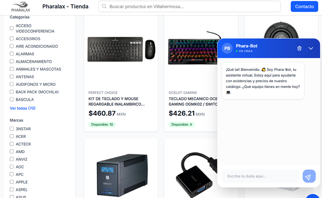 Plataforma de E-commerce y Sincronización ERP